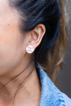 Load image into Gallery viewer, Glitter Baseball Studs