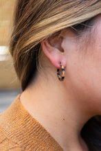 Load image into Gallery viewer, Cam Mini Hoops - Cheetah