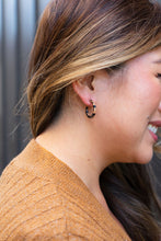 Load image into Gallery viewer, Cam Mini Hoops - Cheetah