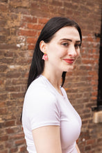 Load image into Gallery viewer, Lotus Earrings - Rosey
