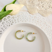 Load image into Gallery viewer, Cam Mini Hoops - Champagne Mint