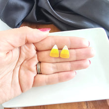 Load image into Gallery viewer, Candy Corn Studs