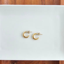 Load image into Gallery viewer, Luxe Selena Hoops - Mini - Gold