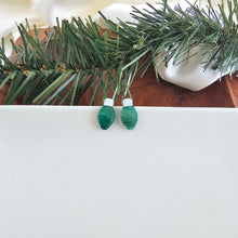 Load image into Gallery viewer, Christmas Light Studs - Green Shimmer