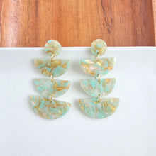 Load image into Gallery viewer, Kennedy Earrings - Champagne Mint