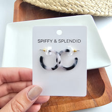 Load image into Gallery viewer, Cam Mini Hoops - Snow Tortoise