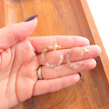 Load image into Gallery viewer, Cam Mini Hoops - Shimmering Taupe