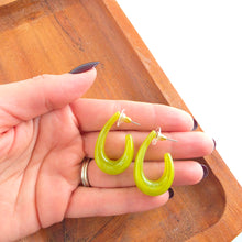 Load image into Gallery viewer, Julie Hoops - Olive Green