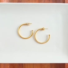Load image into Gallery viewer, Luxe Tatum Hoops - Gold