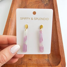 Load image into Gallery viewer, Blair Earrings - Lilac Quartz