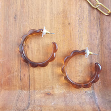 Load image into Gallery viewer, Scarlett Hoops - Amber