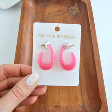 Load image into Gallery viewer, Julie Hoops - Berry Pink