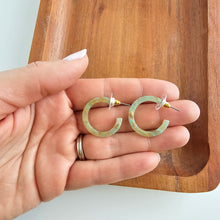 Load image into Gallery viewer, Cam Mini Hoops - Champagne Mint