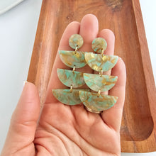 Load image into Gallery viewer, Kennedy Earrings - Champagne Mint