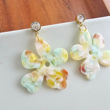 Load image into Gallery viewer, Petunia Earrings - Citron Zest