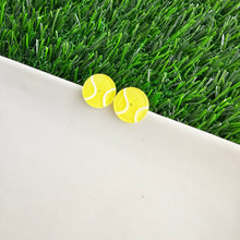 Load image into Gallery viewer, Glitter Tennis Ball Studs