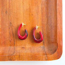 Load image into Gallery viewer, Julie Hoops - Crimson Red