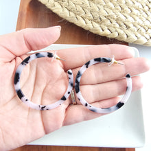 Load image into Gallery viewer, Cameron Hoops - Snow Tortoise