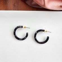 Load image into Gallery viewer, Cam Mini Hoops - Black