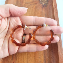 Load image into Gallery viewer, Scarlett Hoops - Amber