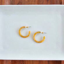 Load image into Gallery viewer, Cam Mini Hoops - Fall Leaves