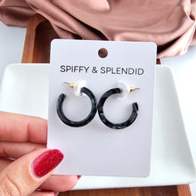 Load image into Gallery viewer, Cam Mini Hoops - Black