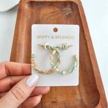 Load image into Gallery viewer, Camy Hoops - Creamsicle Mint