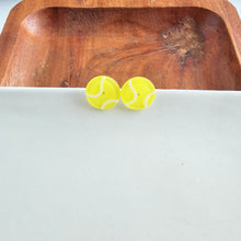 Load image into Gallery viewer, Glitter Tennis Ball Studs