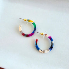Load image into Gallery viewer, Cam Mini Hoops - Moody Mosaic