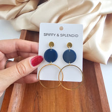 Load image into Gallery viewer, Sadie Earrings - Navy