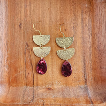 Load image into Gallery viewer, Aria Earrings - Maroon