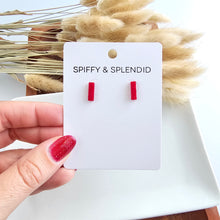 Load image into Gallery viewer, Mini Bella Studs - Scarlet