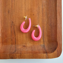 Load image into Gallery viewer, Julie Hoops - Berry Pink
