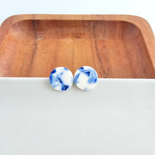 Load image into Gallery viewer, Sophie Studs - Greek Goddess Blue