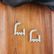 Load image into Gallery viewer, Ghost Hoops - Cream