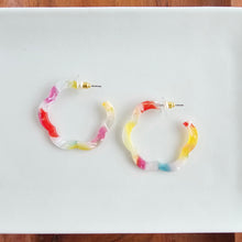 Load image into Gallery viewer, Posey Hoops - Technicolor