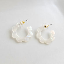 Load image into Gallery viewer, Flora Mini Hoops - Opalite