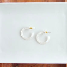 Load image into Gallery viewer, Cam Mini Hoops - Opalite