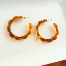 Load image into Gallery viewer, Scarlett Hoops - Amber