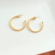 Load image into Gallery viewer, Luxe Tatum Hoops - Gold