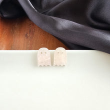 Load image into Gallery viewer, Mini Ghost Studs - Light Pink Shimmer