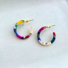 Load image into Gallery viewer, Cam Mini Hoops - Moody Mosaic