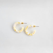 Load image into Gallery viewer, Micro Cam Mini Hoops - Buttercream Dot