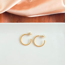 Load image into Gallery viewer, Luxe Tatum Hoops - Gold