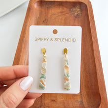 Load image into Gallery viewer, Blair Earrings - Creamsicle Mint