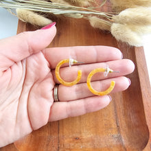 Load image into Gallery viewer, Cam Mini Hoops - Fall Leaves