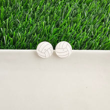 Load image into Gallery viewer, Glitter Volleyball Studs