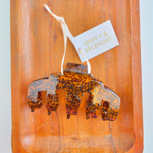 Load image into Gallery viewer, Catherine Hair Claw - Amber Dot