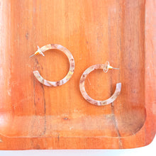 Load image into Gallery viewer, Camy Hoops - Shimmering Taupe