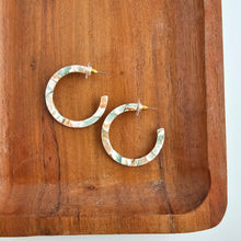 Load image into Gallery viewer, Camy Hoops - Creamsicle Mint